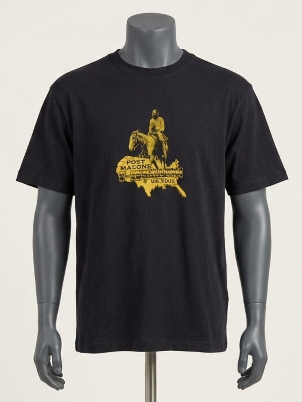 Post Malone F-1 Trillion Tour Tee - Black H&M Loose Fit Shirt Size Small